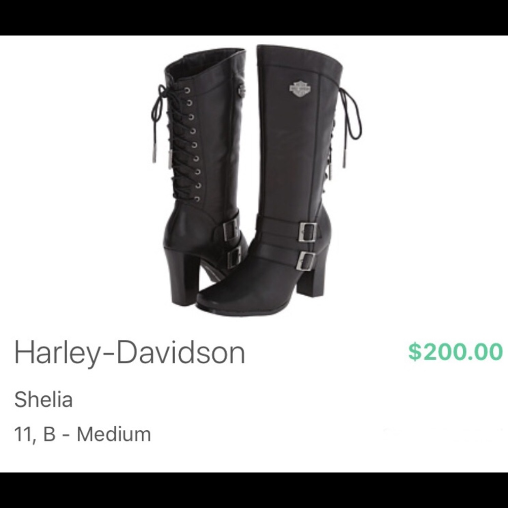 Harley Davidson Sheila Boots size 11